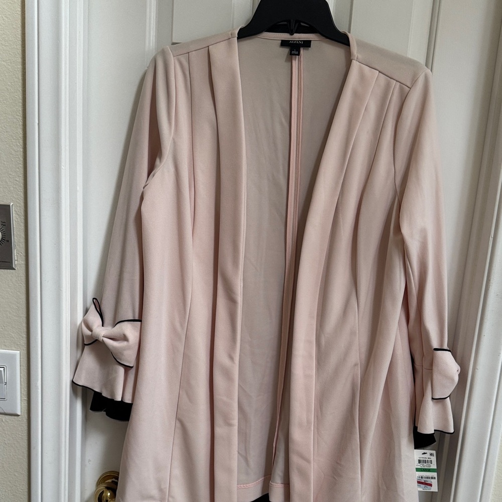 Alfani Light Pink Women's Blazer with Bow Details